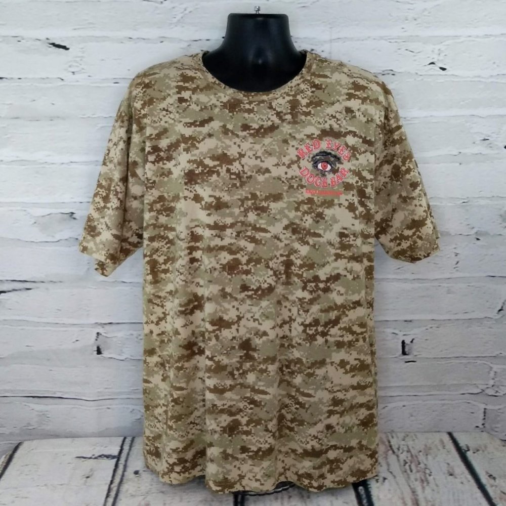 Code V Digi Camo Red Eyes Dock Bar T-Shirt